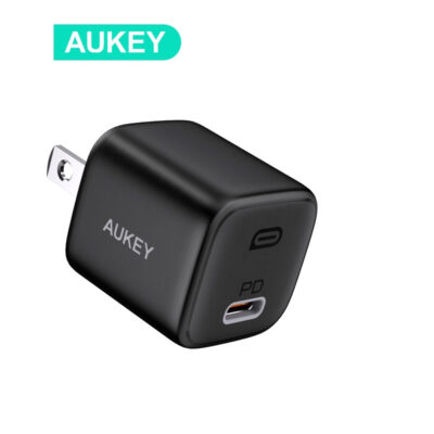 Aukey PA-B1 Củ sạc 20W Omnia™ Gan USB C hỗ trợ sạc nhanh Type C PD 3.0 cho iPhone - <ul> <li class="irIKAp">Model: Aukey PA-B1</li> <li class="irIKAp">Công nghệ “ Power Delivery 3.0, Sạc nhanh 2.0</li> <li class="irIKAp">Đầu vào ' AC 100 '240V 50 / 60Hz 0,6A</li> <li class="irIKAp">Đầu ra Usb-c ' ( Phân phối điện 20W 3.0) DC 5V 3A, 9V 2.22A</li> <li class="irIKAp">Công suất tối đa 20W ( Sạc nhanh 18W 2.0) DC 5V 3A , 9V 2A , 12V 1.5A</li> <li class="irIKAp">Kích thước - 28,8x28,8x30,5mm / 1,13'x 1,13'x 1,20 '</li> <li class="irIKAp">Trọng lượng “ 33g / 1.16oz</li> </ul>