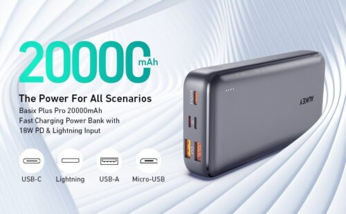 Aukey PB-N74S Pin dự phòng 20.000 mAh - Hình ảnh 2