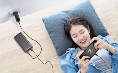 Aukey PB-N74S Pin dự phòng 20.000 mAh - <ul> <li>Model: PB-N74S</li> <li>Màu sắc: Đen</li> <li>Dung lượng: 20000mAh</li> <li>Công nghệ: Power Delivery 3.0, QuickCharge 3.0</li> <li>Đèn LED hiển thị dung lượng pin</li> <li>Lightning input: 5V/2A, 9V/2A</li> <li>Micro-USB input: 5V/2A, 9V/2A</li> <li>USB-C Input: (Power Delivery 3.0) 5V/3A, 9V/2A</li> <li>USB-C Output: (Power Delivery 3.0) 5V/3A, 9V/2A, 12V/1.5A</li> <li>USB Output 1/2: (Quick Charge 3.0) 5V/2.4A, 9V/2A, 12V/1.5A</li> <li>Tổng công suất nguồn ra: 22.5W</li> <li>Kích thước: 14.7 x 6.87 x 2.64 cm</li> <li>Trọng lượng: 386g</li> <li>Bảo hành chính hãng 18 tháng</li> <li>Bộ sản phẩm gồm: AUKEY PB-N74S, cáp sạc USB-A to USB-C, hướng dẫn sử dụng</li> </ul>