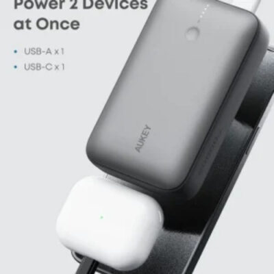 Pin Dự Phòng Sạc Nhanh Aukey Spark Mini PB-Y57 20000mAh - Pin Dự Phòng Sạc Nhanh AUKEY Spark Mini PB-Y57 20000mAh là một sản phẩm tuyệt vời dành cho những người thường xuyên di chuyển và cần một nguồn năng lượng dự trữ lớn. Với dung lượng lớn và công nghệ sạc nhanh hiện đại, sản phẩm này mang đến sự tiện lợi và hiệu quả cho các thiết bị điện tử của bạn.