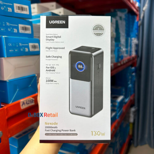 Bộ sạc dự phòng Ugreen Nexode PB721 130W Dung lượng 20000mAh Sạc nhanh PD 3.1 100W, 2C1A, màn hình LED - Hình ảnh 2