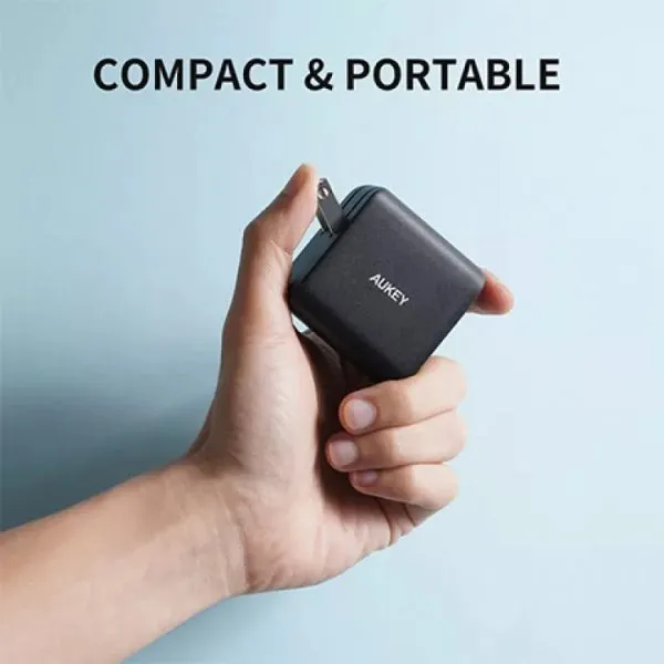 Aukey PA-R2S Củ sạc Swift Duo PD 40W USB-C - <ul> <li>Model: Aukey PA-R2S</li> <li>Màu sắc: Đen</li> <li>Hỗ trợ sạc nhanh cho iphone 8 đến iphone 13</li> <li>Hỗ trợ QC3.0</li> <li>Công suất hoạt động độc lập từng cổng: 20W + 20W</li> <li>Kích thước sản phẩm (cm.): 5.20 W x 5.20 H x 3.00 D 100-240V 50/60Hz</li> <li>USB-C Output 1 : 5V/3A, 9V/2.22A (20W)</li> <li>Bảo hành: Đổi mới 18 tháng.</li> </ul>