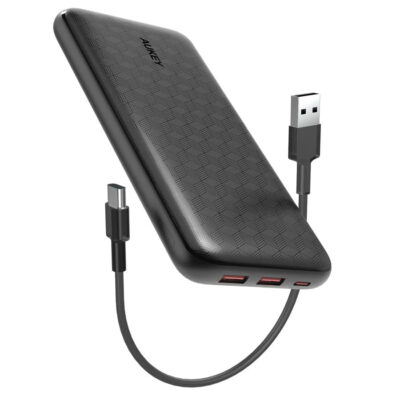 Aukey PB-N93A Pin Sạc Dự Phòng 20000mAh Ultra Slim USB-C Sạc nhanh 18W PD + USB-A QC 3.0 18W