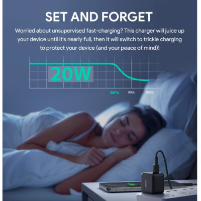 Aukey PA-B1T Củ sạc nhanh 20W Omnia II Mini Gan USB-C PD&QC 3.0 cho iPhone Samsung Huawei Xiaomi - <ul> <li>Model: Aukey PA-B1T 20w</li> <li class="irIKAp">Đầu vào: AC 100–240V 50/60Hz 0,5A</li> <li class="irIKAp">Giao thức sạc:</li> <li class="irIKAp">Apple 2.4A, Samsung 5V 2A,</li> <li class="irIKAp">Samsung AFC, DCP 1.5A,</li> <li class="irIKAp">Huawei FCP, QC 2.0,</li> <li class="irIKAp">QC 3.0, PD 3.0</li> <li class="irIKAp">Đầu ra: 5V 3A / 9V 2.22A /12V 1.67A (Tối đa 20W)</li> <li class="irIKAp">Tổng công suất: Tối đa 20W</li> <li class="irIKAp">Kích thước:</li> <li class="irIKAp">31x32x34.8mm /1,22" x 1,26" x 1,37"</li> <li class="irIKAp">Trọng lượng: 40g /1.41oz</li> </ul>