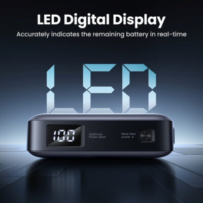 Pin dự phòng tích hợp đầu nối USB-C UGREEN PB503 5000mAh PD 20W, SCP 22,5W Màn hình LED tích hợp giá đỡ - <ul> <li><strong>Model</strong>: Ugreen PB503</li> <li><strong>Loại pin</strong>: Pin Li-ion</li> <li><strong>Dung lượng pin</strong>: 5000mAh, 3.6V (18.5Wh)</li> <li><strong>Dung lượng định mức</strong>: 2500mAh (Thông thường 5V 2.4A)</li> <li><strong>Thời gian sạc đầy</strong>: 2.5 giờ (với sạc PD 20W)</li> <li><strong>Tổng công suất đầu ra</strong>: 5V, 3A, 15W Max</li> <li><strong> Đầu vào</strong>: <ul> <li><strong>USB-C1: </strong>5V, 3A / 9V, 2.22A / 12V, 1.67A</li> <li><strong>USB-C2</strong>: 5V, 3A / 9V, 2.22A / 12V, 1.67A</li> </ul> </li> <li><strong>Đầu ra</strong>: <ul> <li><strong>USB-C1: </strong>10V, 2.25A / 5V, 3A / 9V, 2.22A / 12V, 1.67A</li> <li><strong>USB-C2</strong>: 10V, 2.25A / 5V, 3A / 9V, 2.22A / 12V, 1.67A</li> </ul> </li> <li><strong>Kích thước gói hàng</strong>: 10cm x 10cm x 3cm</li> <li><strong>Trọng lượng sản phẩm</strong>: 140g</li> <li><strong>Trọng lượng cả gói</strong>: 202g</li> </ul>