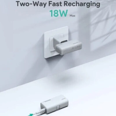 Pin Dự Phòng Aukey Spark Mini PB-Y59-SIL 5000Mah Sạc Nhanh 22.5W, Màu Trắng Bạc - <p class="QN2lPu">Pin dự phòng Aukey Spark Mini PB-Y59 5.000mAh 22.5W kèm đầu nối USB-C mang đến dung lượng 5000mAh đủ để cung cấp năng lượng cho các thiết bị di động. Mặc dù kích thước nhỏ gọn, nhưng phụ kiện này vẫn có khả năng sạc đầy những mẫu điện thoại có viên pin lớn.</p>