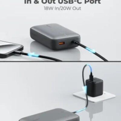 Pin Dự Phòng Sạc Nhanh Aukey Spark Mini PB-Y57 20000mAh - Pin Dự Phòng Sạc Nhanh AUKEY Spark Mini PB-Y57 20000mAh là một sản phẩm tuyệt vời dành cho những người thường xuyên di chuyển và cần một nguồn năng lượng dự trữ lớn. Với dung lượng lớn và công nghệ sạc nhanh hiện đại, sản phẩm này mang đến sự tiện lợi và hiệu quả cho các thiết bị điện tử của bạn.