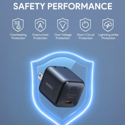 Aukey PA-B1T Củ sạc nhanh 20W Omnia II Mini Gan USB-C PD&QC 3.0 cho iPhone Samsung Huawei Xiaomi - <ul> <li>Model: Aukey PA-B1T 20w</li> <li class="irIKAp">Đầu vào: AC 100–240V 50/60Hz 0,5A</li> <li class="irIKAp">Giao thức sạc:</li> <li class="irIKAp">Apple 2.4A, Samsung 5V 2A,</li> <li class="irIKAp">Samsung AFC, DCP 1.5A,</li> <li class="irIKAp">Huawei FCP, QC 2.0,</li> <li class="irIKAp">QC 3.0, PD 3.0</li> <li class="irIKAp">Đầu ra: 5V 3A / 9V 2.22A /12V 1.67A (Tối đa 20W)</li> <li class="irIKAp">Tổng công suất: Tối đa 20W</li> <li class="irIKAp">Kích thước:</li> <li class="irIKAp">31x32x34.8mm /1,22" x 1,26" x 1,37"</li> <li class="irIKAp">Trọng lượng: 40g /1.41oz</li> </ul>