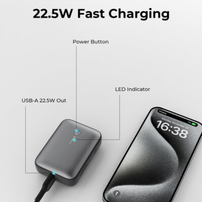 Aukey PB-Y55 - Pin Sạc Dự Phòng Aukey10000mAh SCP 22.5W Sạc Nhanh PD3.0 20W | QC3.0 18W Nhỏ gọn - <ul> <li class="QN2lPu">Model: Aukey PB-Y55</li> <li class="QN2lPu">Dung lượng pin: 10000mAh</li> <li class="QN2lPu">Công nghệ: USB Power Delivery 3.0, Qualcomm Quick Charge 3.0, Huawei SCP</li> <li class="QN2lPu">Đầu vào USB-C: (Cung cấp điện 3.0) DC 5V 2,4A / 9V 2A / 12V 1,5A</li> <li class="QN2lPu">Đầu ra USB-C (Power Delivery 3.0): 5V 2,4A / 9V 2,22A / 12V 1,67A</li> <li class="QN2lPu">Đầu ra USB-A: (Sạc nhanh 3.0) DC 5V 2,4A / 9V 2A / 12V 1,5A /</li> <li class="QN2lPu">(SCP) 4.5V 5A / 5V 4.5A</li> <li class="QN2lPu">Kích thước: 2,7 x 5,6 x 8cm</li> <li class="QN2lPu">Trọng lượng: 174g</li> <li class="QN2lPu">Công suất đầu vào tối đa: 18W</li> <li class="QN2lPu">Công suất đầu ra tối đa: 22,5W</li> </ul>