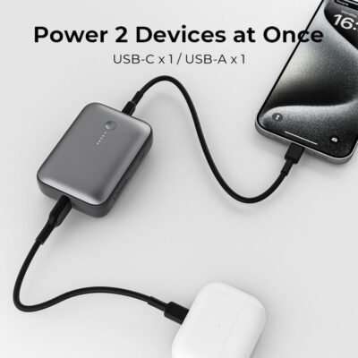 Aukey PB-Y55 - Pin Sạc Dự Phòng Aukey10000mAh SCP 22.5W Sạc Nhanh PD3.0 20W | QC3.0 18W Nhỏ gọn - <ul> <li class="QN2lPu">Model: Aukey PB-Y55</li> <li class="QN2lPu">Dung lượng pin: 10000mAh</li> <li class="QN2lPu">Công nghệ: USB Power Delivery 3.0, Qualcomm Quick Charge 3.0, Huawei SCP</li> <li class="QN2lPu">Đầu vào USB-C: (Cung cấp điện 3.0) DC 5V 2,4A / 9V 2A / 12V 1,5A</li> <li class="QN2lPu">Đầu ra USB-C (Power Delivery 3.0): 5V 2,4A / 9V 2,22A / 12V 1,67A</li> <li class="QN2lPu">Đầu ra USB-A: (Sạc nhanh 3.0) DC 5V 2,4A / 9V 2A / 12V 1,5A /</li> <li class="QN2lPu">(SCP) 4.5V 5A / 5V 4.5A</li> <li class="QN2lPu">Kích thước: 2,7 x 5,6 x 8cm</li> <li class="QN2lPu">Trọng lượng: 174g</li> <li class="QN2lPu">Công suất đầu vào tối đa: 18W</li> <li class="QN2lPu">Công suất đầu ra tối đa: 22,5W</li> </ul>