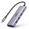 Hub mở rộng type C Ugreen CM511 15596 60383 60384 - <ul> <li>Hub Ugreen USB Type-C sang HDMI, VGA, LAN, USB 3.0, SD, USB-C CM179</li> <li>Chuẩn USB 3.0, Tốc độ truyền lên đến 5Gbps, Tương thích ngược USB 2.0 / 1.1</li> <li>Độ phân giải HDMI lên đến 4K @ 30Hz; 2K @ 60HZ; 1080P @ 120Hz</li> <li>Độ phân giải VGA lên đến 1080P @ 60Hz</li> <li>Hỗ trợ cổng HDMI và VGA sử dụng đồng thời</li> <li>Hỗ trợ truy cập mạng 10/100 / 1000Mbps</li> <li>AUX3.5mm có thể được sử dụng độc lập</li> <li>Hỗ trợ thẻ nhớ để sử dụng đồng thời</li> <li>Tốc độ truyền thẻ nhớ: ≈90MB / S</li> <li>Với cổng cấp nguồn PD （100W）</li> </ul>