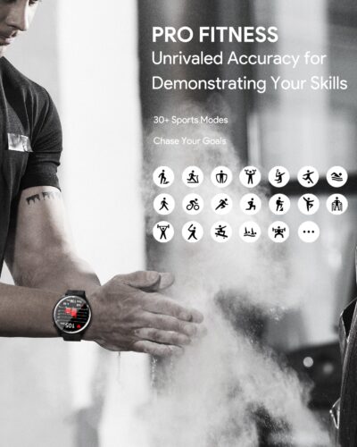 Đồng hồ thông minh AUKEY SW-2 Pro Màn TFT LCD 1,45 inch, pin 15 ngày, Kháng nước IP67 hỗ trợ iOS & Android - Model : Đồng hồ thông minh AUKEY SW-2U <p class="QN2lPu">Màn hình đồng hồ: Màn hình 1,43 inch là loại đồng hồ trẻ em hiển thị tốt màu sắc</p> <p class="QN2lPu">Chức năng âm thanh tích hợp: Có</p> <p class="QN2lPu">Hai dây đeo: Có</p> <p class="QN2lPu">Chất liệu dây đeo: Dây da bò thật + Silicon thoáng khí</p> <p class="QN2lPu">Chức năng gọi điện qua Bluetooth: Có</p> <p class="QN2lPu">Sạc không dây: Có</p> <p class="QN2lPu">Chống nước: Có</p> <p class="QN2lPu">Màu sắc: Đen</p> <p class="QN2lPu">Trọng lượng sản phẩm: 3,81oz</p> <p class="QN2lPu">Kích thước sản phẩm: 2,02” x1,83” x 0,47” (DxRxC)</p>