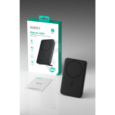 Aukey PB-MS02 - Sạc Không Dây hít từ tính Aukey 10000mAh PD30W QI15W 3in1 Pin sạc nhanh cho iPhone 15 14 13 12 Series - <ul> <li>Model: Aukey PB-MS02</li> <li>Dung lượng: 10000mAh / 38,5Wh</li> <li>Loại pin: Li-Polymer</li> <li>Đầu vào USB-C: 5V 3A / 9V 2A / 12V 1.5A (Tối đa 18W)</li> <li>Đầu ra USB-C: 5V 3A / 9V 3A / 12V 2.5A / 15V 2A (Tối đa 30W)</li> <li>Đầu ra không dây: 15W (Tối đa) / 10 W / 7,5W / 5W</li> <li>Watt-giờ: 38,5Wh</li> <li>Kích thước: 109 x 68 x 19,2mm / 4,29" x 2,68" x 0,75"</li> <li>Trọng lượng: 210g / 7,41oz</li> </ul>