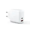 Aukey PA-B3 Củ Sạc GAN Omnia 2 Cổng 65W - Combo PA-F1S và cáp CB-CL3 Bộ sạc nhanh cho Iphone <ul> <li>Thương hiệu phụ kiện công nghệ Aukey đến từ Đức</li> <li>Sạc nhanh Power Delivery 20W</li> <li>Cáp Type C to lightning CB-CL3</li> <li>Sạc tối đa công suất đồng thời 2 thiết bị</li> <li>Công nghệ sạc Aukey Safe-Guard – An toàn, toàn diện</li> <li>Tương thích với mọi thiết bị USB C</li> <li>Siêu nhỏ gọn – Nhỏ hơn 30%</li> <li>Thiết kế chân gập thông minh, tiện lợi</li> <li>Màu sắc: Đen</li> <li><strong>Bảo hành chính hãng 18 tháng, 1 đổi 1 không qua sửa chữa</strong></li> </ul>