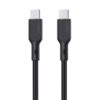 Aukey CB-KCC102 cáp sạc C to C Sạc nhanh PD 100W dài 1.8m Bọc nylon lõi Kevlar