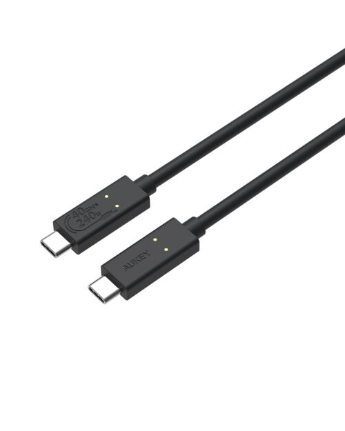 Aukey CB-TCC241 - Cáp USB-IF Aukey thế hệ thứ 3 với USB 4.0 hỗ trợ 8k/60Hz, PD 240W, truyền data 40Gbps - Hình ảnh 2