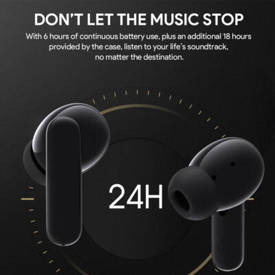 Aukey EP-M1NC - Tai nghe không dây ANC TWS - <ul> <li>Aukey EP-M1NC - Tai nghe không dây ANC TWS</li> <li><strong>Loại tai nghe:</strong> True wireless (TWS)</li> <li><strong>Kết nối:</strong> Bluetooth 5.0</li> <li><strong>Chống ồn:</strong> Có (ANC)</li> <li><strong>Chế độ xuyên âm:</strong> Có</li> <li><strong>Chất lượng âm thanh:</strong> Dải tần 20Hz - 20kHz</li> <li><strong>Thời lượng pin:</strong> Tai nghe: 5 giờ, Hộp sạc: 20 giờ, Tổng: 25 giờ</li> <li><strong>Khả năng chống nước:</strong> IPX4</li> <li><strong>Kích thước:</strong> 23.5 x 20.5 x 18.5 mm (tai nghe)</li> <li><strong>Trọng lượng:</strong> 4.2g (tai nghe)</li> </ul>