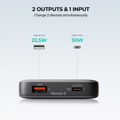 Aukey PB-Y41 - Pin dự phòng Sprint X 10000mAh sạc nhanh 30W & USB C PD 3.0 - <ul data-sourcepos="18:1-29:0"> <li data-sourcepos="18:1-18:24">Aukey PB-Y41 - Pin dự phòng Sprint X 10000mAh sạc nhanh 30W & USB C PD 3.0</li> <li data-sourcepos="18:1-18:24"><strong>Thương hiệu:</strong> Aukey</li> <li data-sourcepos="19:1-19:19"><strong>Model:</strong> PB-Y41</li> <li data-sourcepos="20:1-20:28"><strong>Loại:</strong> Pin sạc dự phòng</li> <li data-sourcepos="21:1-21:26"><strong>Dung lượng:</strong> 10000mAh</li> <li data-sourcepos="22:1-22:62"><strong>Cổng ra:</strong> 1 cổng USB-C PD 3.0 (30W), 1 cổng USB-A 5V/2.4A</li> <li data-sourcepos="23:1-23:53"><strong>Điện áp đầu vào:</strong> Micro USB: 5V/2A, USB-C: 5V/3A</li> <li data-sourcepos="24:1-24:88"><strong>Điện áp đầu ra:</strong> USB-C PD: 5V/3A, 9V/3A, 12V/2.5A, 15V/2A, 20V/1.5A; USB-A: 5V/2.4A</li> <li data-sourcepos="25:1-25:36"><strong>Kích thước:</strong> 123 x 64 x 18.5 mm</li> <li data-sourcepos="26:1-26:23"><strong>Trọng lượng:</strong> 210g</li> <li data-sourcepos="27:1-27:30"><strong>Chất liệu:</strong> Vỏ PC cao cấp</li> <li data-sourcepos="28:1-29:0"><strong>Lõi pin:</strong> Polymer Lithium-ion</li> </ul>