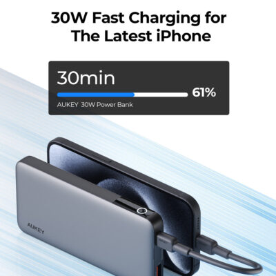 Aukey PB-Y41 - Pin dự phòng Sprint X 10000mAh sạc nhanh 30W & USB C PD 3.0 - <ul data-sourcepos="18:1-29:0"> <li data-sourcepos="18:1-18:24">Aukey PB-Y41 - Pin dự phòng Sprint X 10000mAh sạc nhanh 30W & USB C PD 3.0</li> <li data-sourcepos="18:1-18:24"><strong>Thương hiệu:</strong> Aukey</li> <li data-sourcepos="19:1-19:19"><strong>Model:</strong> PB-Y41</li> <li data-sourcepos="20:1-20:28"><strong>Loại:</strong> Pin sạc dự phòng</li> <li data-sourcepos="21:1-21:26"><strong>Dung lượng:</strong> 10000mAh</li> <li data-sourcepos="22:1-22:62"><strong>Cổng ra:</strong> 1 cổng USB-C PD 3.0 (30W), 1 cổng USB-A 5V/2.4A</li> <li data-sourcepos="23:1-23:53"><strong>Điện áp đầu vào:</strong> Micro USB: 5V/2A, USB-C: 5V/3A</li> <li data-sourcepos="24:1-24:88"><strong>Điện áp đầu ra:</strong> USB-C PD: 5V/3A, 9V/3A, 12V/2.5A, 15V/2A, 20V/1.5A; USB-A: 5V/2.4A</li> <li data-sourcepos="25:1-25:36"><strong>Kích thước:</strong> 123 x 64 x 18.5 mm</li> <li data-sourcepos="26:1-26:23"><strong>Trọng lượng:</strong> 210g</li> <li data-sourcepos="27:1-27:30"><strong>Chất liệu:</strong> Vỏ PC cao cấp</li> <li data-sourcepos="28:1-29:0"><strong>Lõi pin:</strong> Polymer Lithium-ion</li> </ul>