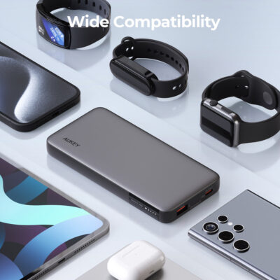 Aukey PB-Y41 - Pin dự phòng Sprint X 10000mAh sạc nhanh 30W & USB C PD 3.0 - <ul data-sourcepos="18:1-29:0"> <li data-sourcepos="18:1-18:24">Aukey PB-Y41 - Pin dự phòng Sprint X 10000mAh sạc nhanh 30W & USB C PD 3.0</li> <li data-sourcepos="18:1-18:24"><strong>Thương hiệu:</strong> Aukey</li> <li data-sourcepos="19:1-19:19"><strong>Model:</strong> PB-Y41</li> <li data-sourcepos="20:1-20:28"><strong>Loại:</strong> Pin sạc dự phòng</li> <li data-sourcepos="21:1-21:26"><strong>Dung lượng:</strong> 10000mAh</li> <li data-sourcepos="22:1-22:62"><strong>Cổng ra:</strong> 1 cổng USB-C PD 3.0 (30W), 1 cổng USB-A 5V/2.4A</li> <li data-sourcepos="23:1-23:53"><strong>Điện áp đầu vào:</strong> Micro USB: 5V/2A, USB-C: 5V/3A</li> <li data-sourcepos="24:1-24:88"><strong>Điện áp đầu ra:</strong> USB-C PD: 5V/3A, 9V/3A, 12V/2.5A, 15V/2A, 20V/1.5A; USB-A: 5V/2.4A</li> <li data-sourcepos="25:1-25:36"><strong>Kích thước:</strong> 123 x 64 x 18.5 mm</li> <li data-sourcepos="26:1-26:23"><strong>Trọng lượng:</strong> 210g</li> <li data-sourcepos="27:1-27:30"><strong>Chất liệu:</strong> Vỏ PC cao cấp</li> <li data-sourcepos="28:1-29:0"><strong>Lõi pin:</strong> Polymer Lithium-ion</li> </ul>
