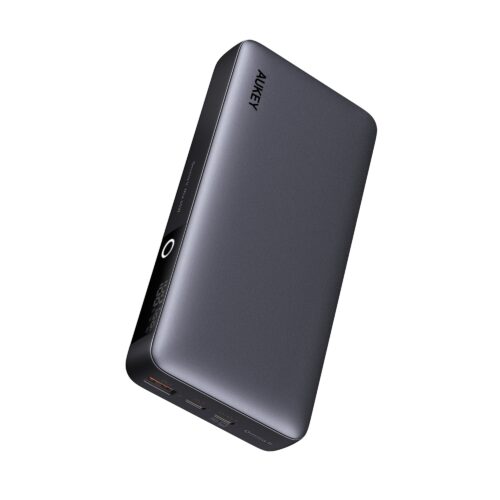 Aukey PB-Y43 - Pin sạc dự phòng Aukey Sprint X 20000mAh 65W Hỗ trợ PD/QC 3.0 PPS 5A, LED hiển thị, sạc nhỏ giọt
