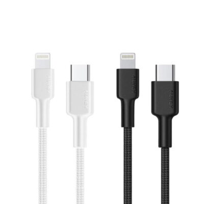 Aukey CB-CL3 Cáp C-Lightning MFi 0.9m - <ul> <li>Model: CB-CL3</li> <li>Màu sắc: Đen, Trắng</li> <li>Cáp sạc nhanh C to Lightning cho các sản phẩm Apple</li> <li>Chứng nhận MFi của Apple</li> <li>Hỗ trợ công nghệ sạc nhanh Power Delivery (PD)</li> <li>Chất liệu: Siêu bền Nylon</li> <li>Output: 5V/3A – 9V/3A</li> <li>Chiều dài cáp 0.9m</li> <li>Bảo hành chính hãng 18 tháng</li> </ul>
