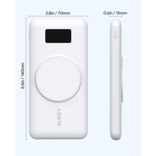 Aukey PB-WL02i Pin dự phòng Magsafe 10.000mAh 15w - Hình ảnh 4