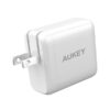 Aukey PA-D9 Củ Sạc nhanh PD 3 cổng 65W nhỏ gọn sạc laptop macbook - <ul> <li>Model: PB-WL02i</li> <li>Màu sắc: Đen, Trắng</li> <li>Dung lượng: 10000mAh / 37Wh</li> <li>Lõi pin: Li-Polymer</li> <li>Công nghệ: PD 3.0, QuickCharge 3.0, Magsafe 15W</li> <li>Input: USB-C: 5V 3A / 9V 2A / 12V 1.5A (18W Max) Lightning: 5V 2.4A / 9V 2A (18W Max)</li> <li>Output USB-C: 5V 3A / 9V 2.22A / 12V 1.67A (20W Max) USB-A: 5V 4.5A / 4.5V 5A / 9V 2A / 12V 1.5A (22.5W Max)</li> <li>Bảo vệ quá nhiệt, quá dòng, quá điện áp, tránh đoản mạch</li> <li>Hỗ trợ sạc không dây nhanh cho iPhone 12/13 Series hỗ trợ magsafe</li> <li>Chân đế có thể gập lại khi sạc không dây</li> <li>Màn hình LED hiển thị dung lượng pin</li> <li>Kích thước: 146 x 68.3 x19.5mm</li> <li>Trọng lượng: 241g</li> <li>Bảo hành chính hãng 18 tháng</li> <li>Hộp sản phẩm gồm: Pin sạc AUKEY PB-WL02i, cáp sạc USB-C, hướng dẫn sử dụng</li> </ul>