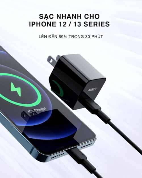 Aukey PA-Y30S củ Sạc nhanh PD 30W 1 cổng - Hình ảnh 5