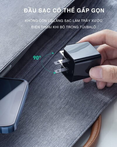 Aukey PA-Y30S củ Sạc nhanh PD 30W 1 cổng - <ul> <li>Model: PA-Y30s</li> <li>Màu sắc: Đen</li> <li>Công nghệ: Power Delivery 3.0</li> <li>Nguồn vào: AC 100–240V, 50/60Hz Nguồn ra (USB-C): – Power Delivery 3.0: 5V – 3A / 9V – 3A / 12V – 2.5A / 15V – 2A / 20V – 1.5A – Giao thức sạc PPS: 3.3  ~ 11V – 2,7A</li> <li>Công suất tối đa: 30W</li> <li>Kích thước: 38 x 35 x 32 cm</li> <li>Trọng lượng: 46g</li> <li>Bảo hành chính hãng 18 tháng</li> <li>Hộp sản phẩm gồm: Sạc nhanh AUKEY PA-Y30s, hướng dẫn sử dụng</li> </ul>