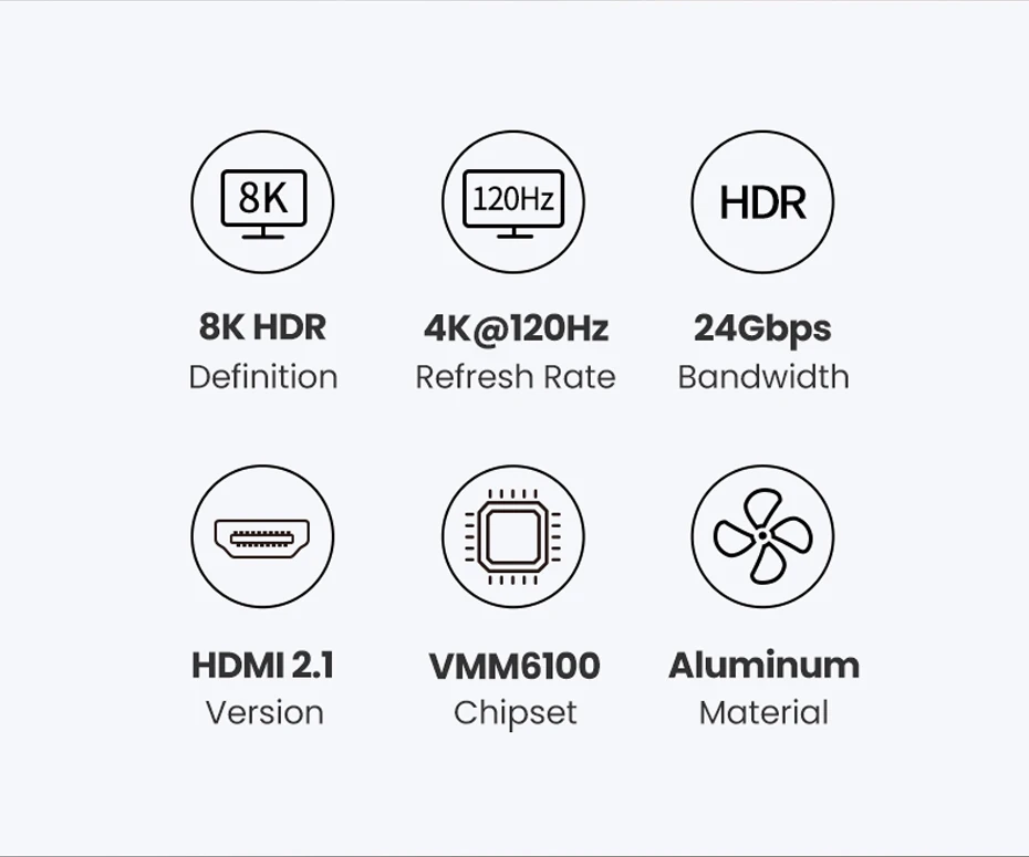 Bộ chuyển đổi đa năng USB-C Ugreen CM500 50629 - <ul> <li data-sourcepos="1:1-1:51">Bộ chuyển đổi đa năng USB-C Ugreen CM500 50629</li> <li>Đầu vào: USB-C Male</li> <li>Đầu ra: 3 x USB 3.0 Female, 1 x HDMI Female</li> <li>Tốc độ truyền dữ liệu: USB 3.0: 5Gbps</li> <li>Độ phân giải HDMI: Lên đến 8K@30Hz hoặc 4K@120Hz</li> <li>Kích thước: 11.5 x 5.5 x 1.5 cm</li> <li>Trọng lượng: 100g</li> </ul>