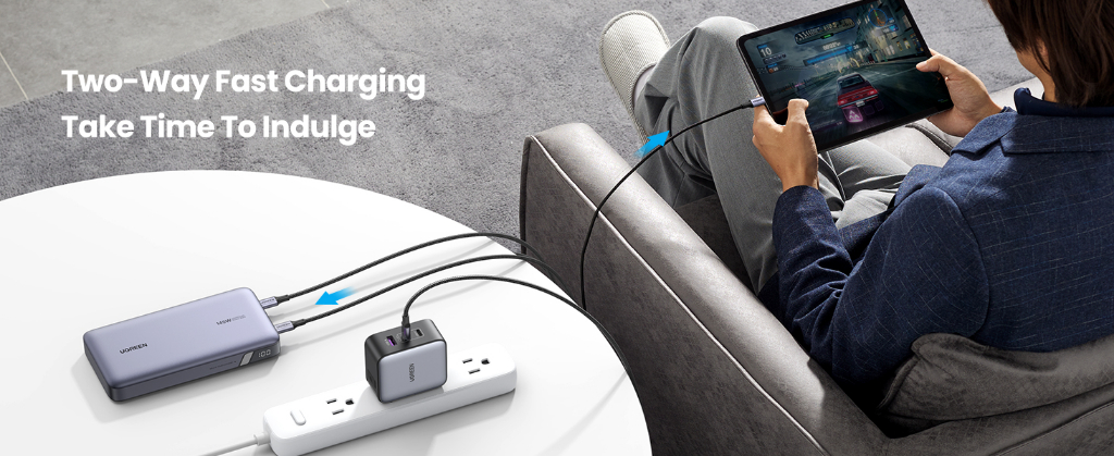 Bộ pin sạc dự phòng UGREEN 25000mAh 145W - Chuẩn USB-C, PD3.0, QC3.0 PB205 - <ul> <li>- Model: Ugreen 25000mah 145w</li> <li class="irIKAp">- USB-C 1 đầu vào: 5V3A, 9V3A, 12V3A, 15V3A, 20V3.25A;</li> <li class="irIKAp">- USB-C 1 đầu ra: 5V3A, 9V3A, 12V3A, 15V3A, 20V5A;</li> <li class="irIKAp">- Đầu vào / đầu ra USB-C 2: 5V3A, 9V3A, 12V3A, 15V3A, 20V2.25A;</li> <li class="irIKAp">- Đầu ra USB-A: 5V3A, 9V3A, 12V1.5A;</li> <li class="irIKAp">- Tổng đầu ra: 5V6A, 9V6A, 12V6A, 15V6A, 20V7.25A;</li> <li class="irIKAp">- Năng lượng tế bào (định mức): 88,2Wh, 3,6V, 24500mAh;</li> <li class="irIKAp">- Năng lượng tế bào (điển hình): 90Wh, 3.6V, 25000mAh;</li> <li class="irIKAp">- Công suất định mức: 14500mAh (TYP 5V6A);</li> <li class="irIKAp">- Điện áp giới hạn sạc pin: 4.25V và cảnh báo an toàn bên dưới.</li> <li class="irIKAp">- Khối lượng: 498g</li> <li class="irIKAp">- Kích thước: 32 x 20 x 5 cm</li> </ul>