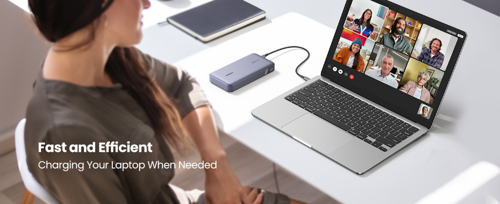 Bộ pin sạc dự phòng UGREEN 25000mAh 145W - Chuẩn USB-C, PD3.0, QC3.0 PB205 - <ul> <li>- Model: Ugreen 25000mah 145w</li> <li class="irIKAp">- USB-C 1 đầu vào: 5V3A, 9V3A, 12V3A, 15V3A, 20V3.25A;</li> <li class="irIKAp">- USB-C 1 đầu ra: 5V3A, 9V3A, 12V3A, 15V3A, 20V5A;</li> <li class="irIKAp">- Đầu vào / đầu ra USB-C 2: 5V3A, 9V3A, 12V3A, 15V3A, 20V2.25A;</li> <li class="irIKAp">- Đầu ra USB-A: 5V3A, 9V3A, 12V1.5A;</li> <li class="irIKAp">- Tổng đầu ra: 5V6A, 9V6A, 12V6A, 15V6A, 20V7.25A;</li> <li class="irIKAp">- Năng lượng tế bào (định mức): 88,2Wh, 3,6V, 24500mAh;</li> <li class="irIKAp">- Năng lượng tế bào (điển hình): 90Wh, 3.6V, 25000mAh;</li> <li class="irIKAp">- Công suất định mức: 14500mAh (TYP 5V6A);</li> <li class="irIKAp">- Điện áp giới hạn sạc pin: 4.25V và cảnh báo an toàn bên dưới.</li> <li class="irIKAp">- Khối lượng: 498g</li> <li class="irIKAp">- Kích thước: 32 x 20 x 5 cm</li> </ul>