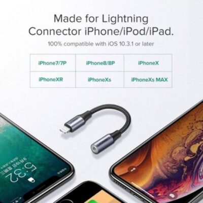 Cáp chuyển Lightning sang 3.5mm Ugreen 30756 - Cáp chuyển Lightning sang 3.5mm Ugreen 30756 * Chứng nhận MFI * Hỗ trợ iOS 10.3.1 trở lên * Thiết kế có độ trung thực cao * Lõi WIre: Đồng tráng men * Chiều dài cáp: 10cm