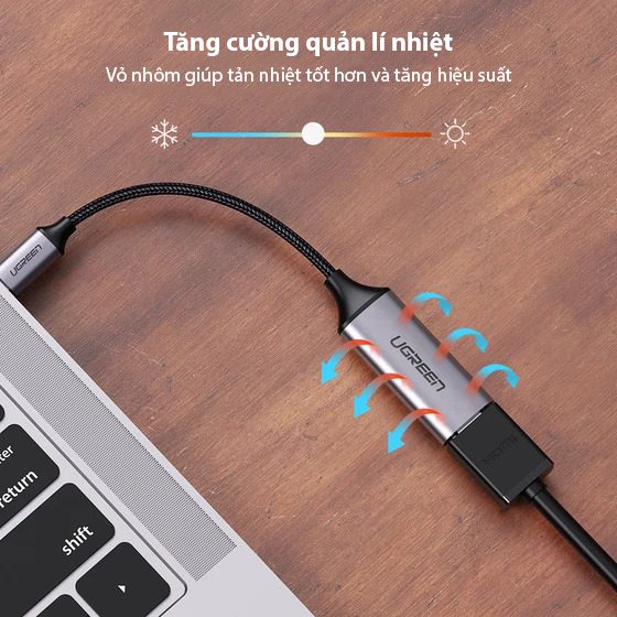 Cáp chuyển Type C sang HDMI UGREEN 70444 Độ phân giải 4K@60Hz 7 Cáp chuyển Type C sang HDMI UGREEN 70444 Độ phân giải 4K@60Hz