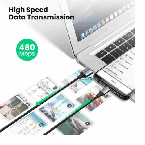 Ugreen 60146 Cáp sạc nhanh Micro USB 2.0 dài 1m - Hình ảnh 3