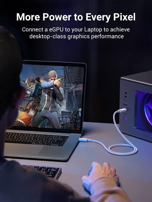 Cáp Sạc Ugreen 40113 USB Type-C Thunderbolt 3 Dài 0.8M Hỗ Trợ 8K@60Hz - Hình ảnh 6