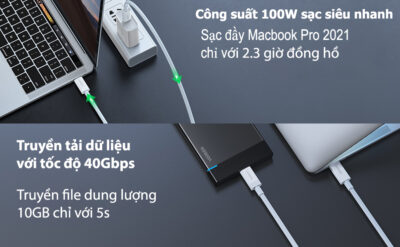 Cáp Sạc Ugreen 40113 USB Type-C Thunderbolt 3 Dài 0.8M Hỗ Trợ 8K@60Hz - <table> <tbody> <tr> <td Hiệu</td> <td </tr> <tr> <td sản phẩm</td> <td sạc dữ liệu Usb Type C Thunderbolt 3</td> </tr> <tr> <td Sản Phẩm</td> <td </tr> <tr> <td Hành</td> <td Tháng</td> </tr> <tr> <td Vào</td> <td C Thunderbolt 3</td> </tr> <tr> <td Ra</td> <td CThunderbolt 3</td> </tr> <tr> <td Độ</td> <td </tr> <tr> <td trợ</td> <td Nhanh 100W, Video 8K@60Hz</td> </tr> <tr> <td Liệu</td> <td Bọc Nhôm, Vỏ nhựa PVC</td> </tr> <tr> <td dài cáp</td> <td </tr> </tbody> </table>