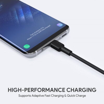 Aukey CB-CD30 Cáp USB A-C 0.9m - <ul> <li>Model: CB-CD30</li> <li>Màu sắc: Đen</li> <li>Cổng sạc: USB-A to USB-C</li> <li>Hỗ trợ sạc cho tất cả các sản phẩm sử dụng cổng sạc USB-C</li> <li>Tốc độ truyền dữ liệu 480Mbps</li> <li>Chất liệu: Siêu bền Nylon</li> <li>Chiều dài cáp 0.9m</li> </ul>