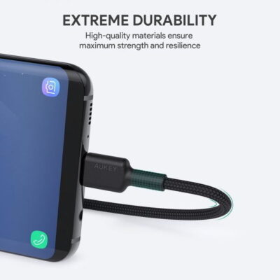 Aukey CB-CD30 Cáp USB A-C 0.9m - <ul> <li>Model: CB-CD30</li> <li>Màu sắc: Đen</li> <li>Cổng sạc: USB-A to USB-C</li> <li>Hỗ trợ sạc cho tất cả các sản phẩm sử dụng cổng sạc USB-C</li> <li>Tốc độ truyền dữ liệu 480Mbps</li> <li>Chất liệu: Siêu bền Nylon</li> <li>Chiều dài cáp 0.9m</li> </ul>