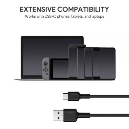 Aukey CB-CD30 Cáp USB A-C 0.9m - Hình ảnh 10