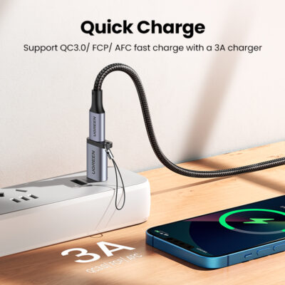 Đầu chuyển đổi USB 3.0 sang USB Type-C Ugreen US276 50533 - <ul> <li><strong>Mã sản phẩm:</strong> Ugreen US276 50533</li> <li><strong>Loại:</strong> Đầu chuyển đổi USB 3.0 sang USB Type-C</li> <li><strong>Giao diện:</strong> 1 cổng USB 3.0 Type-A đực, 1 cổng USB Type-C cái</li> <li><strong>Tốc độ truyền tải dữ liệu:</strong> Lên đến 5Gbps</li> <li><strong>Chất liệu:</strong> Vỏ nhôm cao cấp</li> <li><strong>Màu sắc:</strong> Xám</li> <li><strong>Kích thước:</strong> 25 x 12 x 4 mm</li> <li><strong>Trọng lượng:</strong> 3g</li> <li><strong>Tương thích:</strong> Windows, macOS, Linux</li> </ul>