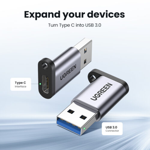 Đầu chuyển đổi USB 3.0 sang USB Type-C Ugreen US276 50533 - Hình ảnh 7