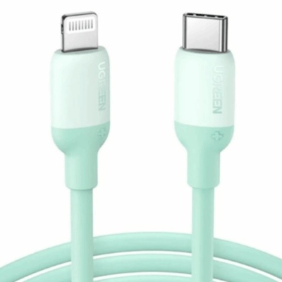 Cáp sạc nhanh USB C to Lightning MFI Ugreen US387 - <ul> <li>Cáp sạc nhanh USB C to Lightning MFI Ugreen US387</li> <li>Chiều dài 1M</li> <li>MFi Ceritified</li> <li>Chức năng: Sạc & Đồng bộ hóa dữ liệu</li> <li>PD sạc nhanh tối đa 3A</li> <li>Tốc độ lên đến 480Mbps</li> </ul>