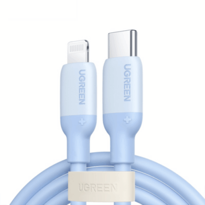 Cáp sạc nhanh USB C to Lightning MFI Ugreen US387 - <ul> <li>Cáp sạc nhanh USB C to Lightning MFI Ugreen US387</li> <li>Chiều dài 1M</li> <li>MFi Ceritified</li> <li>Chức năng: Sạc & Đồng bộ hóa dữ liệu</li> <li>PD sạc nhanh tối đa 3A</li> <li>Tốc độ lên đến 480Mbps</li> </ul>