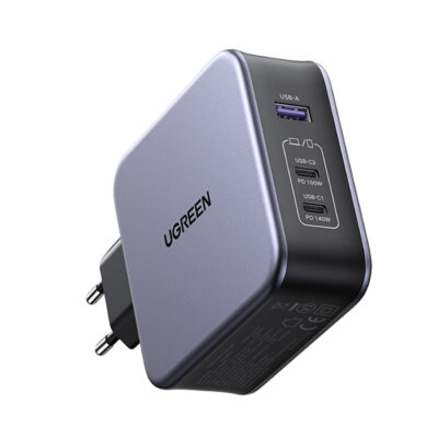 Củ sạc siêu nhanh UGREEN 140W CD289 Nexode GaN cho máy tính, điện thoại 3 cổng USB PD 3.1 QC 4.0 3.0