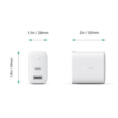 Combo PA-F3S và cáp C to Lightning CB-CL3 sạc nhanh cho iphone 20w - Combo PA-F3S bao gồm củ sạc PA-F3S và cáp sạc CB-CL3 <ul> <li>Đầu vào: AC 100-240V, 50/60Hz 0.6A USB-C</li> <li>Đầu ra: + Power Delivery 3.0: 5V 3A / 9V 2.22A</li> <li>Công suất tối đa: 32W</li> <li>Cáp CB-Cl3: MFI. 0.9m</li> <li>Màu sắc: Đen</li> </ul>