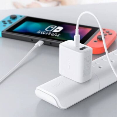 Combo PA-F3S và cáp C to Lightning CB-CL3 sạc nhanh cho iphone 20w - Combo PA-F3S bao gồm củ sạc PA-F3S và cáp sạc CB-CL3 <ul> <li>Đầu vào: AC 100-240V, 50/60Hz 0.6A USB-C</li> <li>Đầu ra: + Power Delivery 3.0: 5V 3A / 9V 2.22A</li> <li>Công suất tối đa: 32W</li> <li>Cáp CB-Cl3: MFI. 0.9m</li> <li>Màu sắc: Đen</li> </ul>