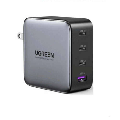 Củ sạc siêu nhanh UGREEN 100W CD226 Nexode GaN II cho máy tính, điện thoại  - 4 cổng sạc