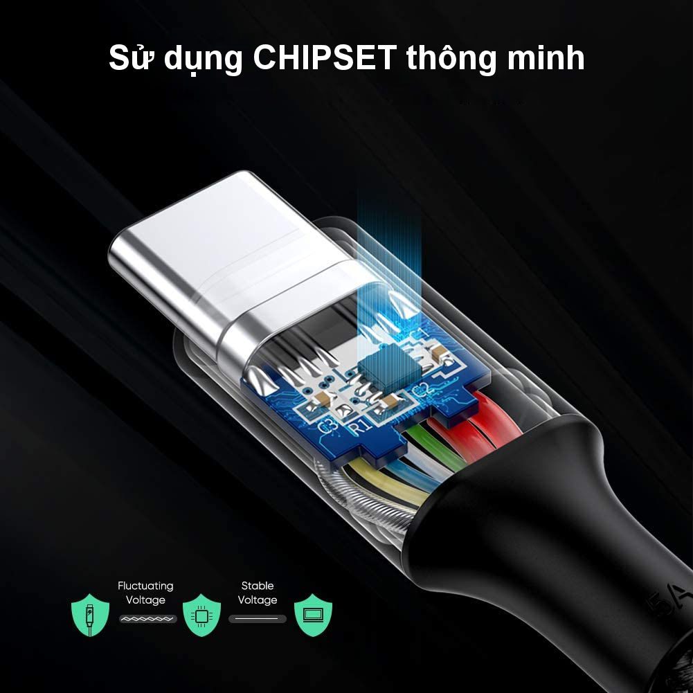 Cáp sạc nhanh Type C PD100W UGREEN US316 - Sạc nhanh cho Macbook Air / Macbook Pro / iPad Pro 2020 / Samsung / Xiaomi / PD Laptop 10 Cáp sạc nhanh Type C PD100W UGREEN US316 - Sạc nhanh cho Macbook Air / Macbook Pro / iPad Pro 2020 / Samsung / Xiaomi / PD Laptop